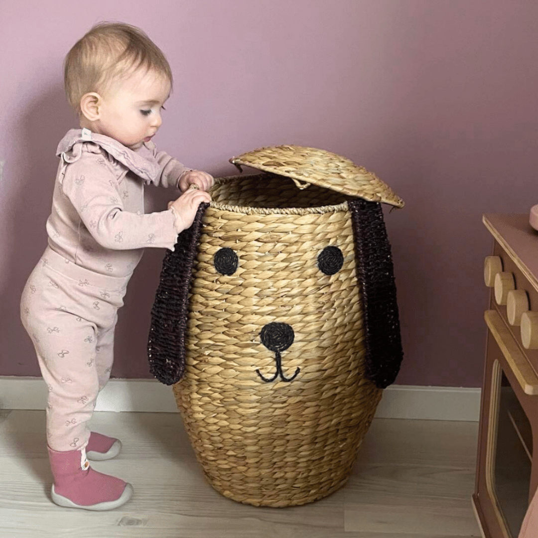 Rattankurv “Hund”